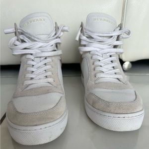 Reeth leather Burberry high tops sneakers